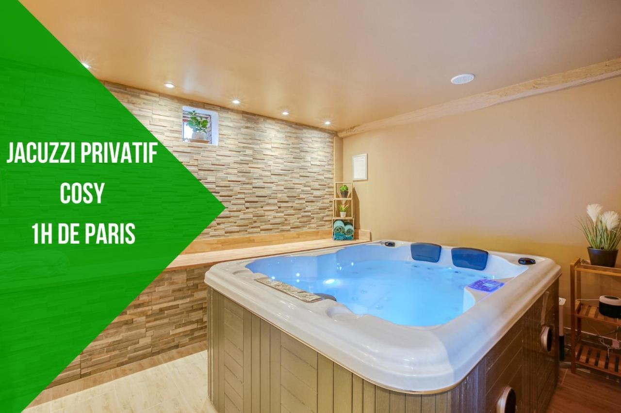 Gite La Fontaine -Cozy-1H De Paris -Jacuzzi Privatif La Boissiere  Exterior foto